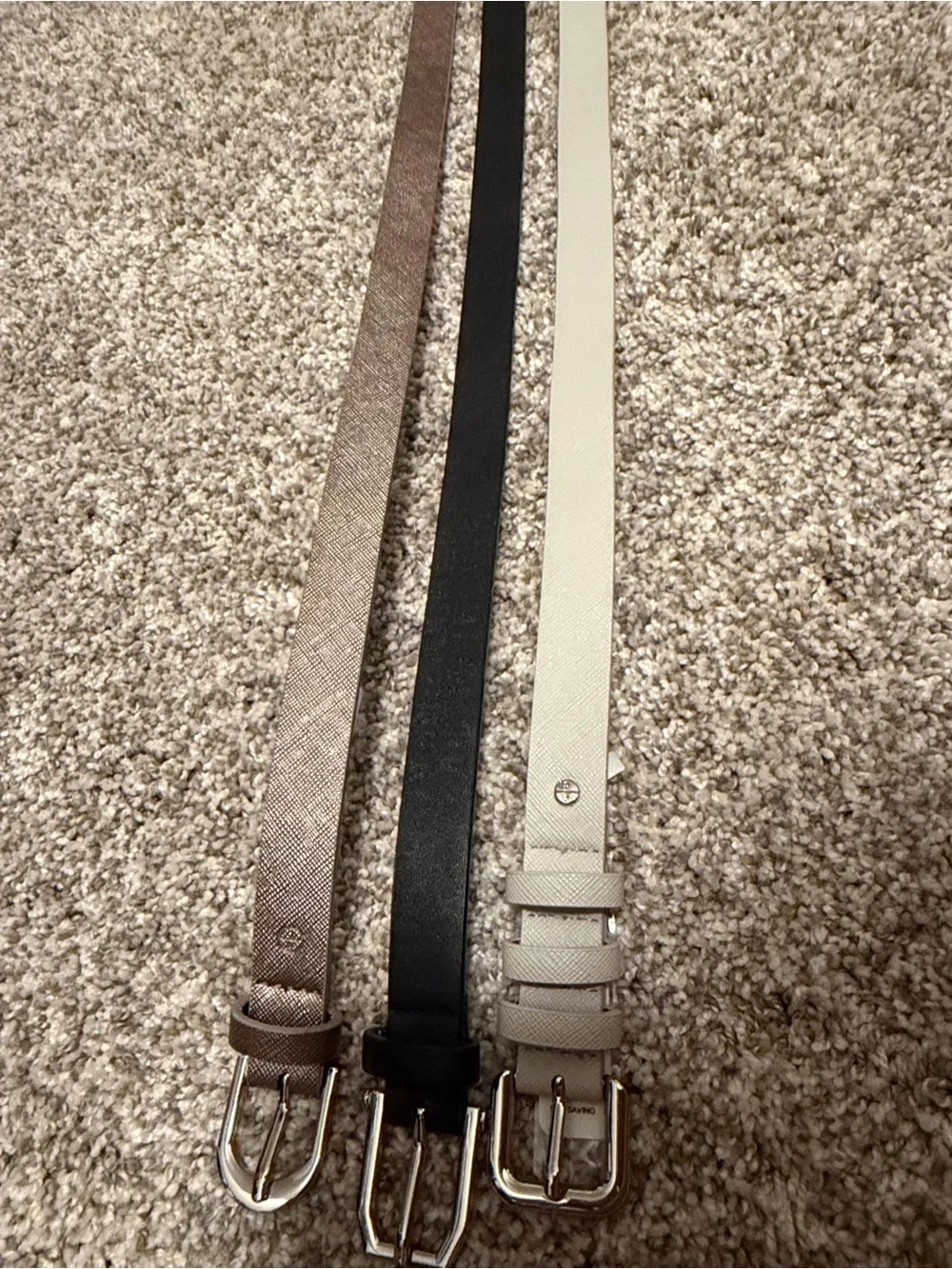 Reaction Kenneth Cole 3-pack women’s belt set